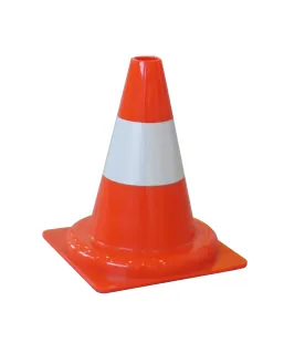 Pachołek drogowy 30cm U-23d | PCV, 0,4 kg, odblaskowy